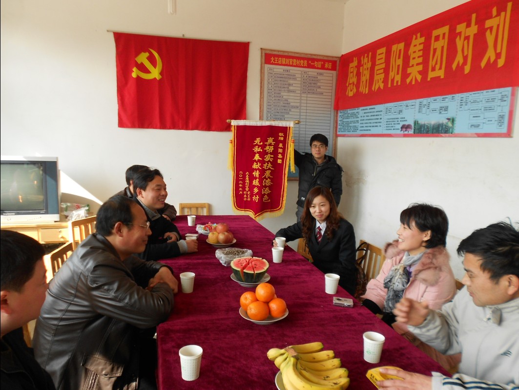 晨陽集團(tuán)扮“靚”劉官營村